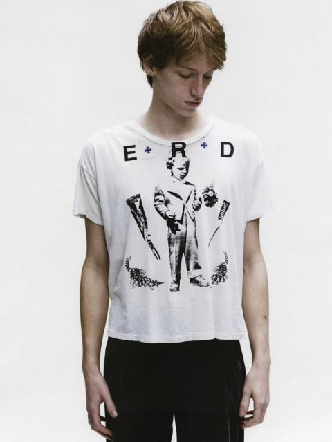 ERD Enfants Riches Déprimés Reminiscin Vintage Washed Black Figure Quote Graphic T-Shirt