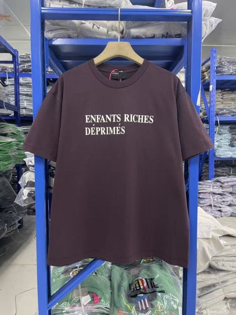 ERD Enfants Riches Déprimés Classic Logo Burgundy Vintage T-Shirt