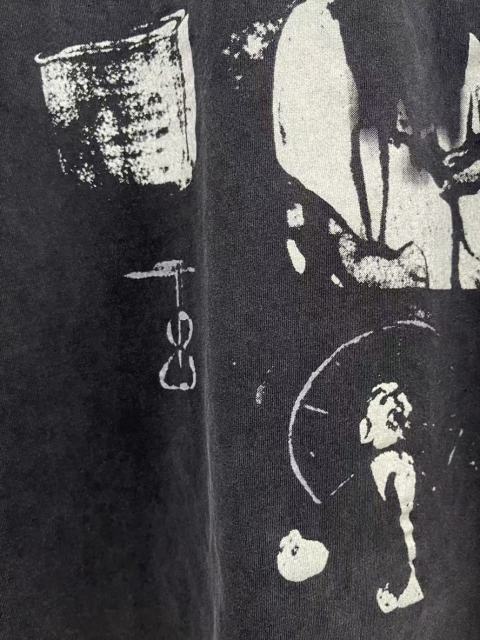 ERD Enfants Riches Déprimés Spiritualists And Mediums Acid Washed Black T-Shirt