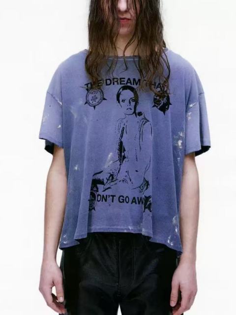ERD Enfants Riches Déprimés The Dream That Won’t Go Away Distressed Purple Vintage T-Shirt