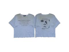 ERD Enfants Riches Déprimés Psychedelic Art ERD Vintage Portrait Text Boxy Crop T Shirt