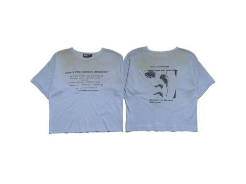ERD Enfants Riches Déprimés Psychedelic Art ERD Vintage Portrait Text Boxy Crop T Shirt