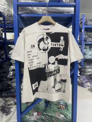 ERD Enfants Riches Déprimés Retro Mixed Figure Text Graphic Oversized Washed T-Shirt