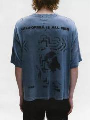 ERD Enfants Riches Déprimés Reference To The Reverend Vintage Distressed Sage Green T-Shirt