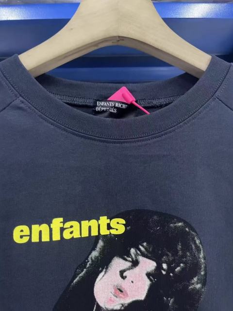 ERD Enfants Riches Déprimés Woman Portrait Raglan Sleeve Vintage Black Tee