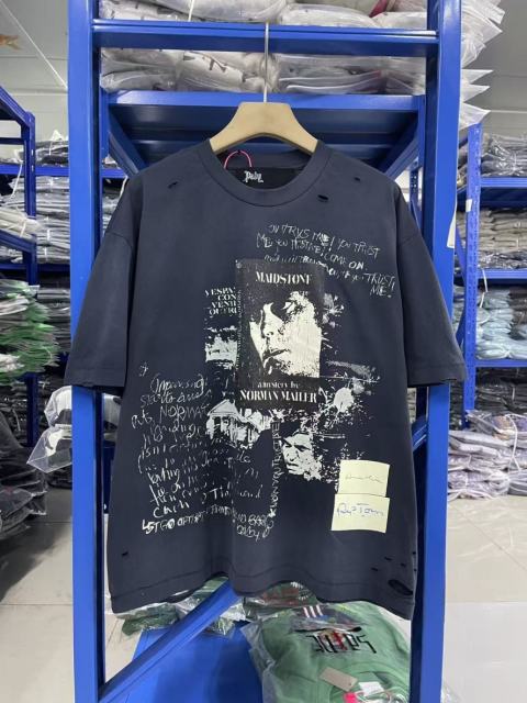 ERD Enfants Riches Déprimés Madstone Norman Mailer Vintage Distressed Hole T-Shirt