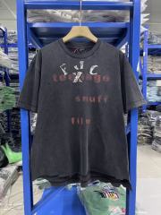 ERD Enfants Riches Déprimés Teenage Snuff Film Distressed Ripped Vintage Tee