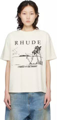 Island Coconut Tree Contrasting Color slogan printed Tee 3 colors 29355939