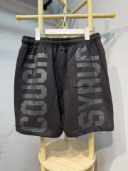 Front Horizontal Text Back Vertical Big Letter Sweat Shorts 2 colors 29356463