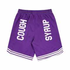 Letter Number 16 Side Vertical Split Dual Sided Graphic Striped Hem Loose Athletic Mesh Shorts Print Shorts 4 colors 29355952