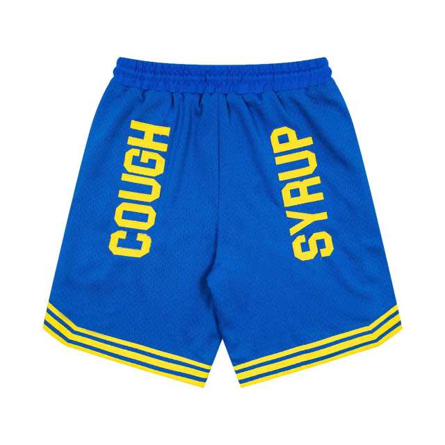 Letter Number 16 Side Vertical Split Dual Sided Graphic Striped Hem Loose Athletic Mesh Shorts Print Shorts 4 colors 29355952