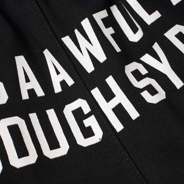 Front Horizontal Text Back Vertical Big Letter Sweat Shorts 2 colors 29356463