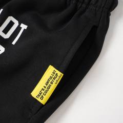 Front Horizontal Text Back Vertical Big Letter Sweat Shorts 2 colors 29356463