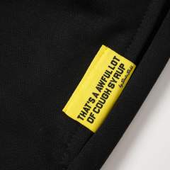 Front Horizontal Text Back Vertical Big Letter Sweat Shorts 2 colors 29356463