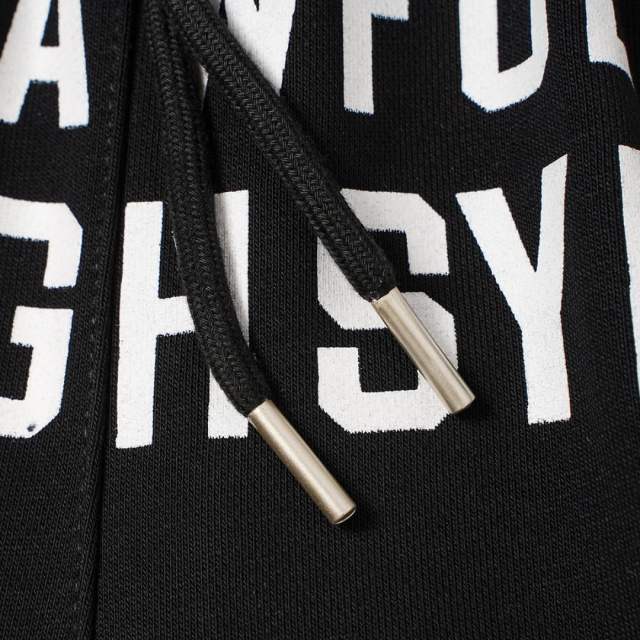 Front Horizontal Text Back Vertical Big Letter Sweat Shorts 2 colors 29356463