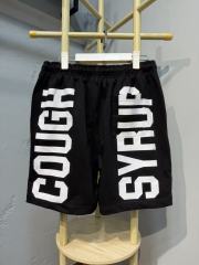 Front Horizontal Text Back Vertical Big Letter Sweat Shorts 2 colors 29356463