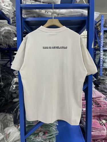 Saint Michael Saint Cream Big Saint Logo Oversized Basic T-Shirt