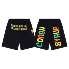 Reggae Color Block Letter Print Shorts 29035358