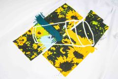 Bright Sunflower Print Shorts 29035359