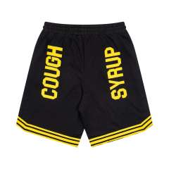 Letter Number 16 Side Vertical Split Dual Sided Graphic Striped Hem Loose Athletic Mesh Shorts Print Shorts 4 colors 29355952