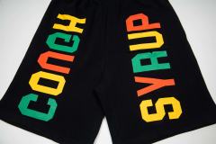 Reggae Color Block Letter Print Shorts 29035358