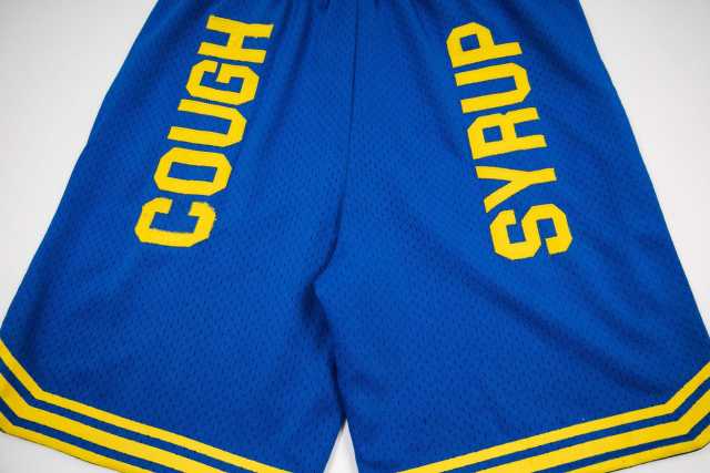 Letter Number 16 Side Vertical Split Dual Sided Graphic Striped Hem Loose Athletic Mesh Shorts Print Shorts 4 colors 29355952