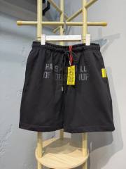 Front Horizontal Text Back Vertical Big Letter Sweat Shorts 2 colors 29356463