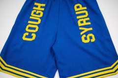 Letter Number 16 Side Vertical Split Dual Sided Graphic Striped Hem Loose Athletic Mesh Shorts Print Shorts 4 colors 29355952