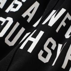 Front Horizontal Text Back Vertical Big Letter Sweat Shorts 2 colors 29356463