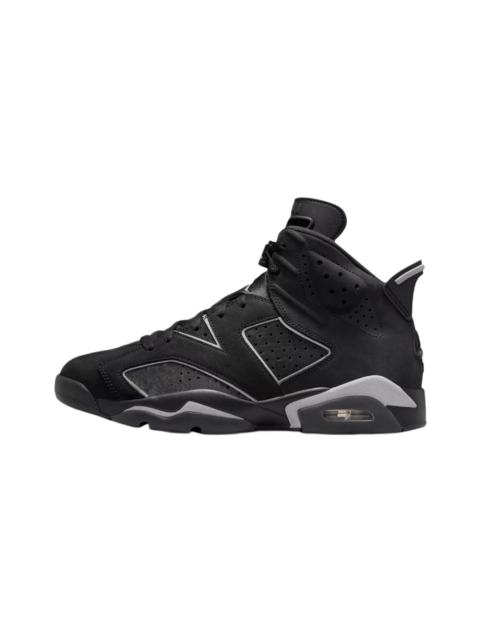 Copy [plus-size shoes] Air Jordαn 6's Air Cushion Shock Absorbing Black Grey Outline High Top Basketball Sneakers 29322801