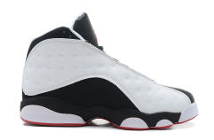 [plus-size shoes] Air Jordαn 13 He Got Game Panda Black White Leather Cushion Support Non Slip High Top Basketball Shoes 29284031