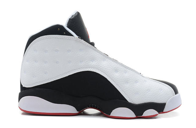 [plus-size shoes] Air Jordαn 13 He Got Game Panda Black White Leather Cushion Support Non Slip High Top Basketball Shoes 29284031