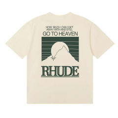 Green letter sunset print Tee 3 colors 29356402