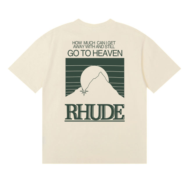 Green letter sunset print Tee 3 colors 29356402
