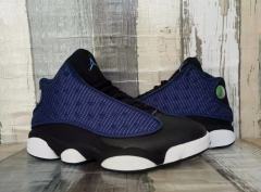 [plus-size shoes] Air Jordαn 13 Brave Blue 3M Retro Navy Blue Mesh Upper Shock Absorbing Basketball Shoes 29323931