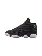 [plus-size shoes] Air @j13  Playoffs  GS Anti-slip Cushioned Black White Red Unisex Mid-top Basketball Shoes 29323973
