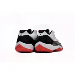 [plus-size shoes] Air Jordαn 11 Low Bred Black Patent Leather Red Outsole Retro Basketball Sneakers 5 colors 29225380