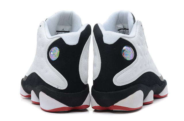 [plus-size shoes] Air Jordαn 13 He Got Game Panda Black White Leather Cushion Support Non Slip High Top Basketball Shoes 29284031