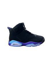 [plus-size shoes] Air Jordαn 6's Aqua Retro Black Purple Light Blue High Top Basketball Sneakers 29322789