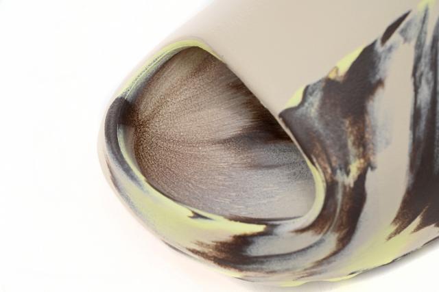 A Y**zy Slide Enflame Oil Painting Ink Yellow FZ5899