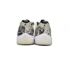 [plus-size shoes] Air Jordαn 11 Low Low White Grey Snakeskin Print Panel Retro Basketball Sneakers 2 colors 29225424