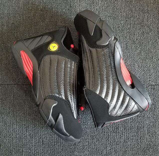 [plus-size shoes] Air Jordαn 14  Last Shot Retro Black Metallic Silver Red Mixed Material Leather Shock Absorbing Basketball Sneakers 29323924