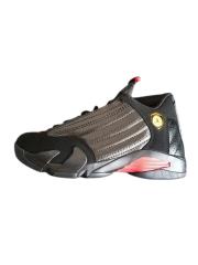 [plus-size shoes] Air Jordαn 14  Last Shot Retro Black Metallic Silver Red Mixed Material Leather Shock Absorbing Basketball Sneakers 29323924