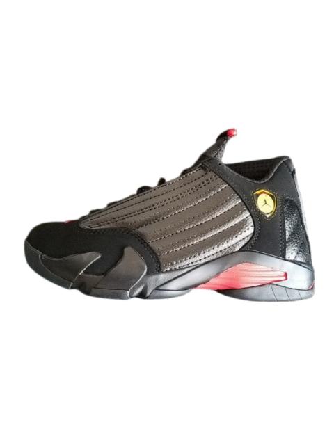 [plus-size shoes] Air Jordαn 14  Last Shot Retro Black Metallic Silver Red Mixed Material Leather Shock Absorbing Basketball Sneakers 29323924