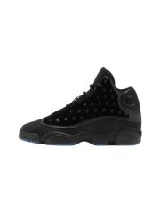 [plus-size shoes] Air @j13 Cap and Gown Black Cat Patent Leather Black GS Cushioned Support High-Top Basketball Shoes 29324249