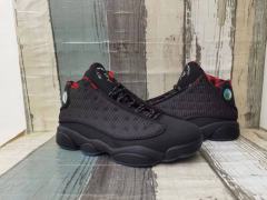 [plus-size shoes] Air @j13 Retro Black Red Blue Edition Breathable Dot Mesh Upper Vintage Basketball Shoes 29324197