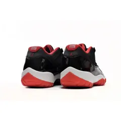 [plus-size shoes] Air Jordαn 11 Low Bred Black Patent Leather Red Outsole Retro Basketball Sneakers 5 colors 29225380