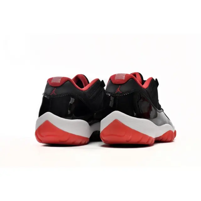 [plus-size shoes] Air Jordαn 11 Low Bred Black Patent Leather Red Outsole Retro Basketball Sneakers 5 colors 29225380