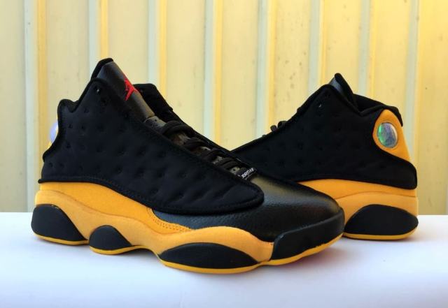 [plus-size shoes] Air @j13 Melo Class of 2002 Men's Black and Gold High-Top Vintage Basketball Shoes 29323938