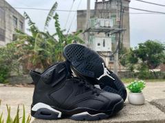 [plus-size shoes] Air Jordαn 6's Retro Air Cushion Black Cat Black White High Top Basketball Sneakers 29322781